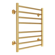 Полотенцесушитель водяной Lotis Mone 50х60 см, цвет gold